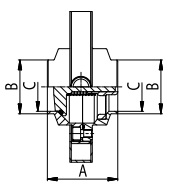 Обратный клапан С - С (5080D-H)