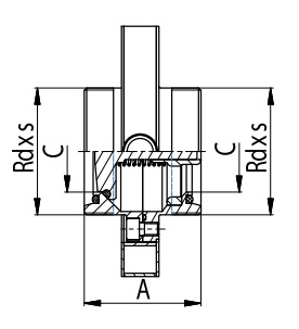 Обратный клапан Г - Г (5083D-H)