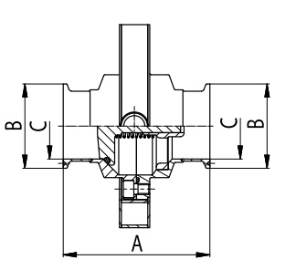 Обратный клапан Ц - Ц (5089D-H)