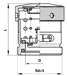 Воздушный клапан двойново действия - Г (53340)